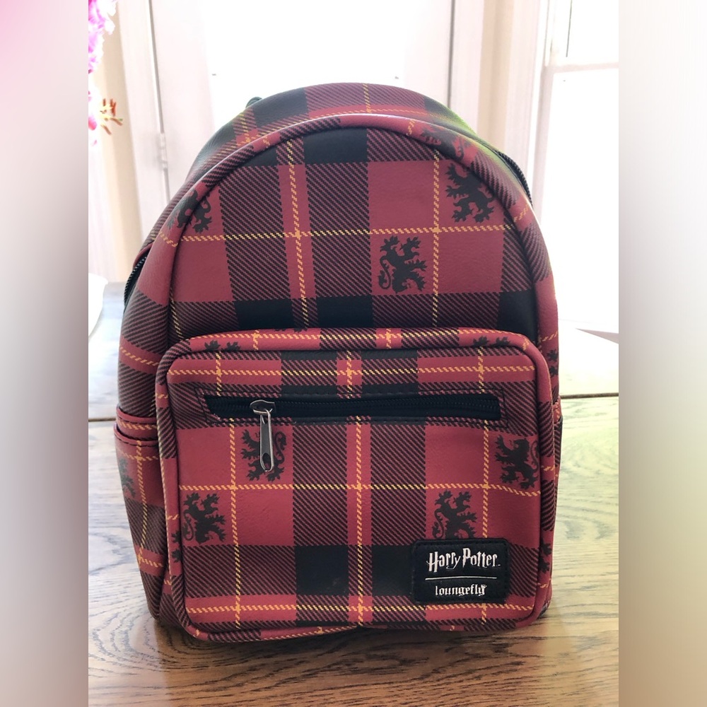 Hot deal: Loungefly Harry Potter Gryffindor Red Plaid Mini Backpack NWT